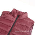 Ladies high quality zipper padding jacket